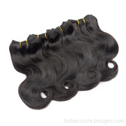 4 strands of Brazilian wavy real human hair tresses 8 inches short braided Brazilian real human hair Elf hair extension